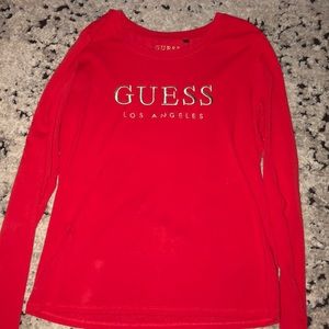 kids long sleeve guess shirt